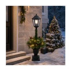 Chomik - Božična LED-laterna z aranžmajem 90 cm - DEL1543