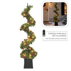Božično drevesce z LED-osvetlitvijo, spirala, 120 cm *1550