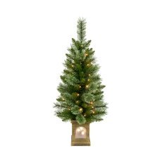 Umetna božična smrečica LED v lanterni, 105 cm *1574