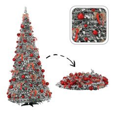 Zložljiva umetna božična smreka 210 cm – WANDA, 200 LED *1901