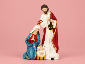 Chomik - Figura jaslic Jezusovo rojstvo Sveta družina - DED1833