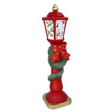 Božična figurica – svetilka z zvončki LED 17,5 x 17,5 x 65 cm *3998
