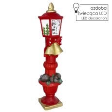 Chomik - Božična figurica – svetilka z LED-lučkami in pentljo - GOT4001