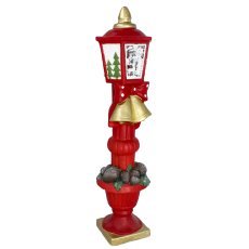 Božična figurica – svetilka z LED-lučkami in pentljo 20 x 17 x 70 cm *4001