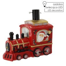 Stojalo za božično drevo v obliki vlakca z LED-osvetlitvijo 61 x 30,5 x 53 cm *4025