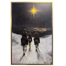 Chomik - LED-slika na platnu – Sveti trije kralji - OBL3721