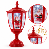 Chomik - Božična mini laterna z glasbenim mehanizmom, hladno bela LED - SOL3837