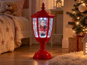 Chomik - Božična mini laterna z glasbenim mehanizmom, hladno bela LED - SOL3837