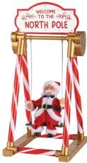 Chomik - Božiček na gugalnici – LED, melodija, gibanje, 49 cm - SOL3882