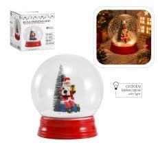 Chomik - Božična LED snežna krogla z glasbenim mehanizmom - SOL3875