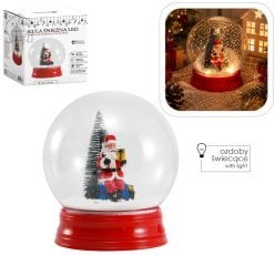 Chomik - Božična LED snežna krogla z glasbenim mehanizmom - SOL3875