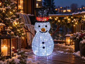Chomik - Božični okras – LED Snežak 60 cm - LED5800
