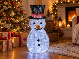 Chomik - Božični okras – LED Snežak 60 cm - LED5800