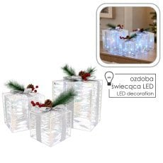 Chomik - Božični okras – 3 darila, 150 LED-lučk - LED5824