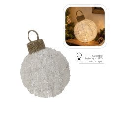 Chomik - Božični okrasek – LED-kroglica - HIL6739