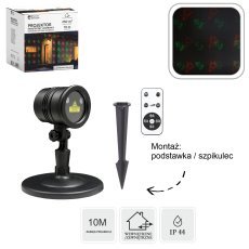 Božični LED-projektor – rdeče-zeleni laserski *7606