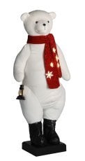 Chomik - Božični okras – Polarni medved 150 cm, LED, melodija, gibanje - KAI7712