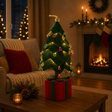 Božični okras. Zelena božična jelka 70 cm LED *7750