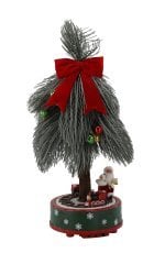 Chomik - Božični okras – Smrečica z vlakcem, 60 cm, LED, melodija - KAI7873