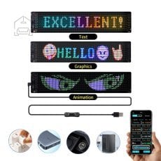 Chomik - LED-panel Matrix 9,5x37,5 cm USB Bluetooth - PIX9563