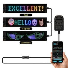 LED-panel Matrix, USB, bluetooth 20x63 cm - PIX9587