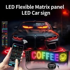 Chomik - LED-panel Matrix, USB, bluetooth 20x93 cm - PIX9594