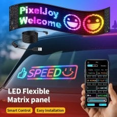 Chomik - LED-panel Matrix, USB, bluetooth 20x93 cm - PIX9594