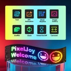 Chomik - LED-panel Matrix, USB, bluetooth, 5 V, 4 A, 29,5x145 cm - PIX9600
