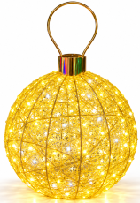 3D LED-praznična dekoracija – Rumena bunkica 130x80 cm - LED9860