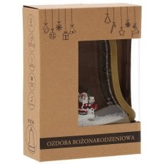 Chomik - Božični okras z LED-vložkom in glasbenim mehanizmom, 27 cm - SOL3881