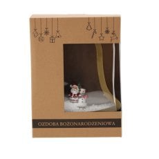 Chomik - Božični okras z LED-vložkom in glasbenim mehanizmom, 27 cm - SOL3881