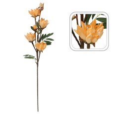 Dekorativna roža – 93 cm, oranžna, pakiranje = 12 kos. *3075