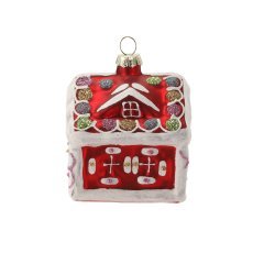 Steklena bunkica – hišica 6,5 x 6,7 x 7,9 cm, pakiranje = 6 kos. *7370