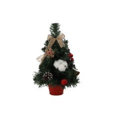30 cm visoko božično drevesce z okraski *9305