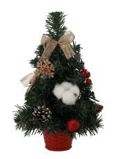 Božično drevesce z okraski 30 cm - ANT9305