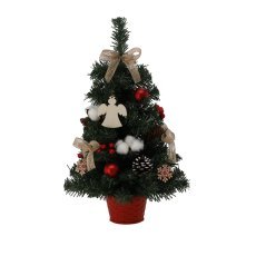 50 cm visoko božično drevo z okraski *9329