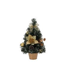Zlato božično drevesce 30 cm *0034