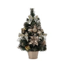 Božično drevo 40 cm, barva šampanjskega zlata *0188