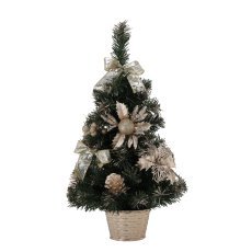 Božično drevo 50 cm, barva šampanjskega zlata *0195
