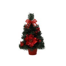 Rdeče božično drevesce 30 cm *0249