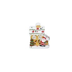 Božična figurica – medena hišica LED 11,5 x 7,5 x 13,8 cm *4353