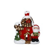 Božična figurica – Božičkova hišica 15 x 11 x 18,5 cm *4421
