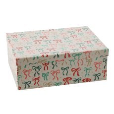 Praznična darilna škatla s pentljo 35 x 26 x 13,5 cm *8238