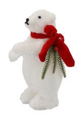 Božični okrasek polarni medved 20 cm LED *7835