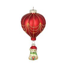 Steklena bunkica – balon 7,2 x 9,3 cm, pakiranje = 6 kos. *7134