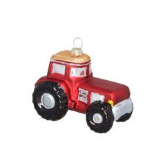 Steklena bunkica – traktor 9 x 5 x 7,2 cm, pakiranje = 6 kos. *7189