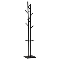 Stoječi obešalnik AXON, 178 cm, črn *1450