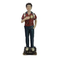 Božična figura – sv. Carlo Acutis, 6,4 × 5 × 21 cm, smolna masa *6540
