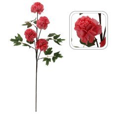 Dekorativna veja češnje – 4 beli cvetovi, 94 cm, pakiranje = 12 kosov *3204