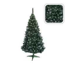 Zasneženi bor z bleščicami in storži, 150 cm *0738*